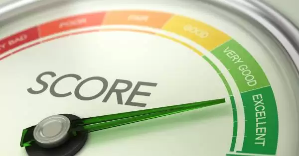 Imagem representando um gráfico ascendente indicando aumento de pontuação de crédito.