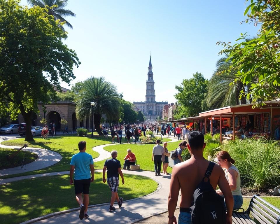 atrações gratuitas para viagem solo