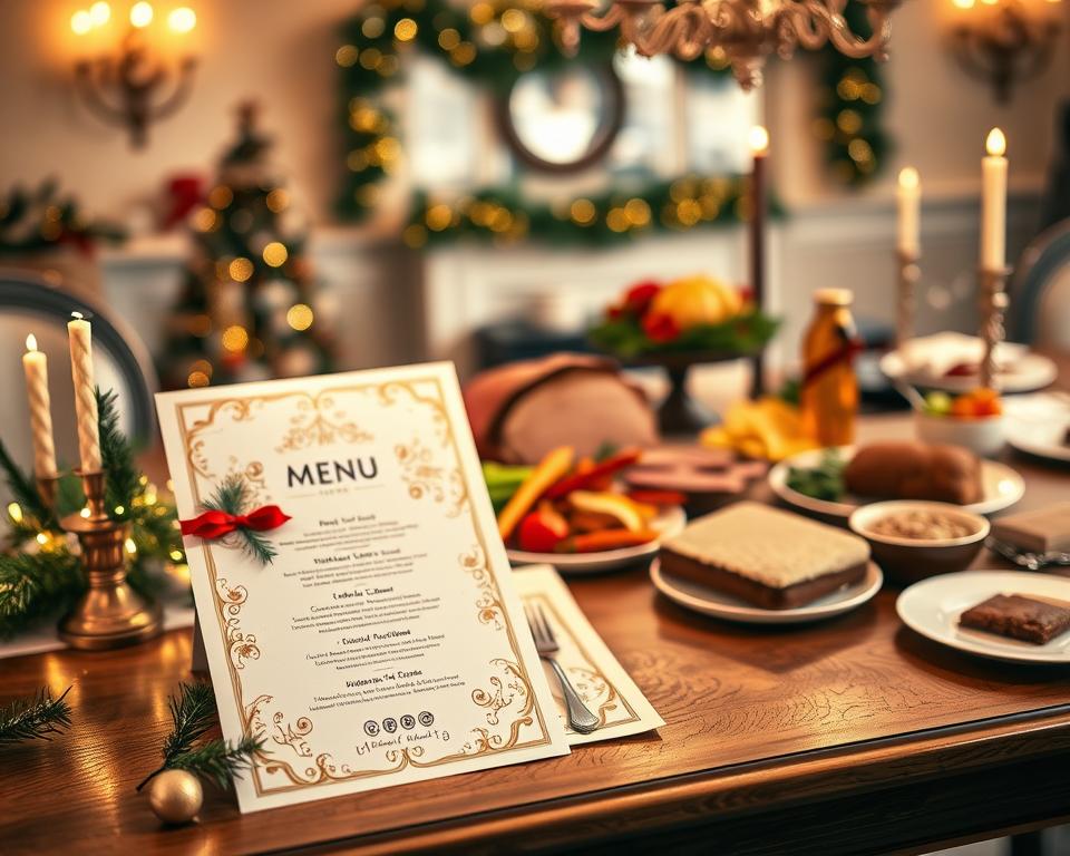 cardápio de natal