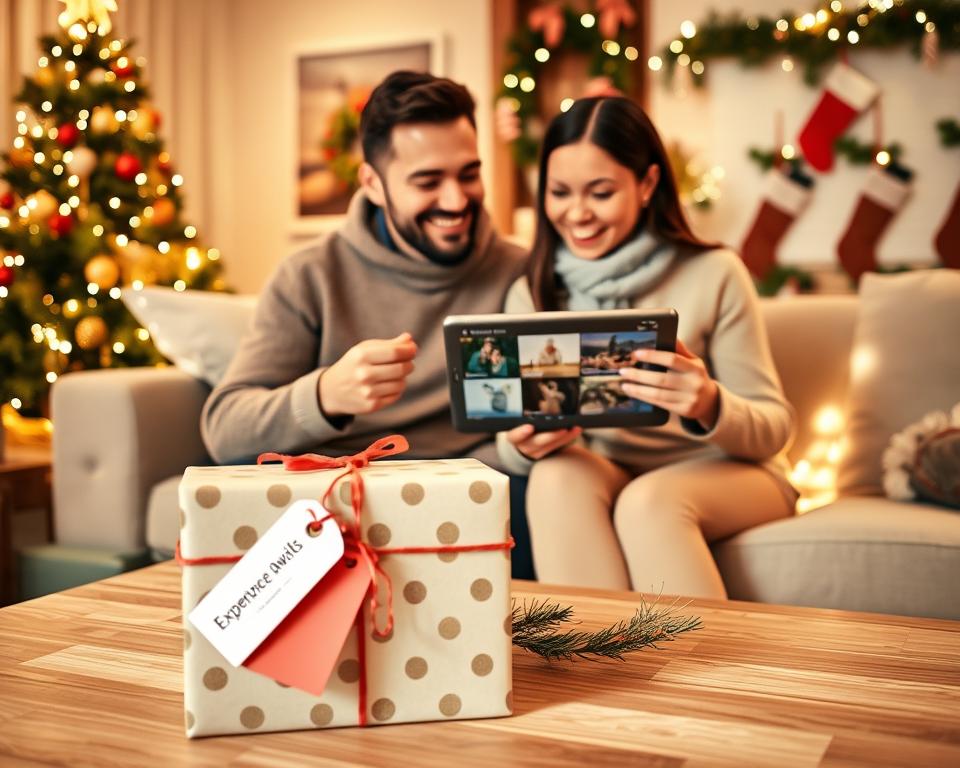 como escolher presentes de Natal experiências
