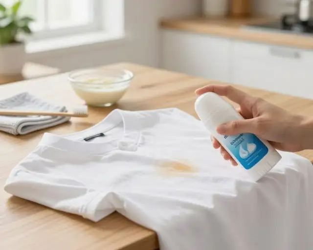 Como tirar mancha de desodorante de camisa branca