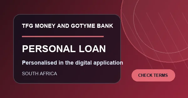 TFG Money Personal Loan South Africa