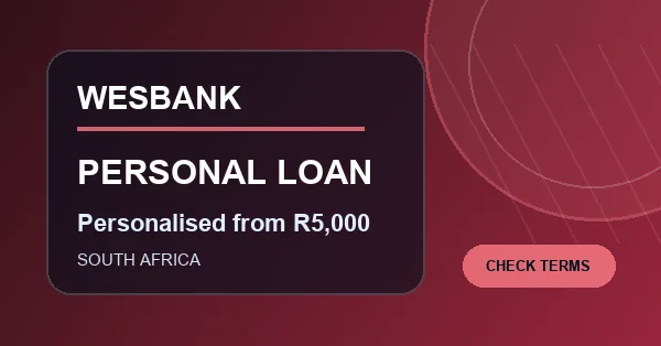 WesBank CashPower Personal Loan South Africa