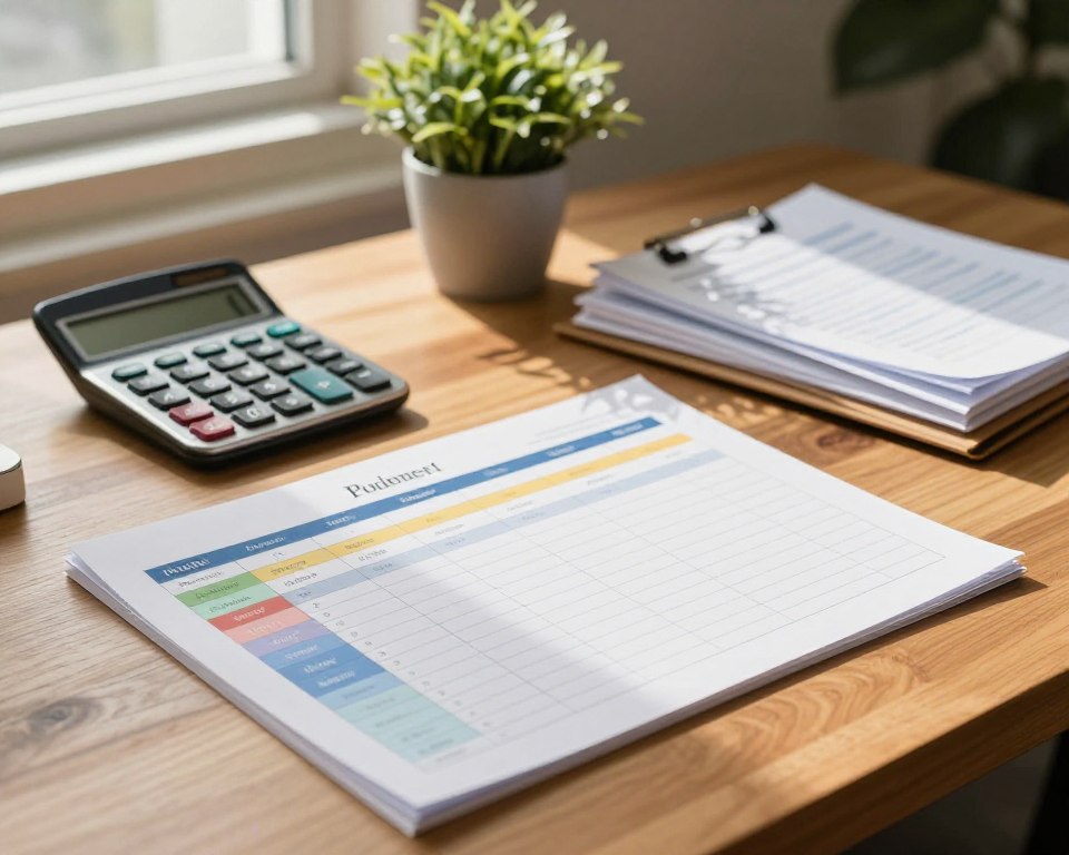 planilha para organizar o orçamento