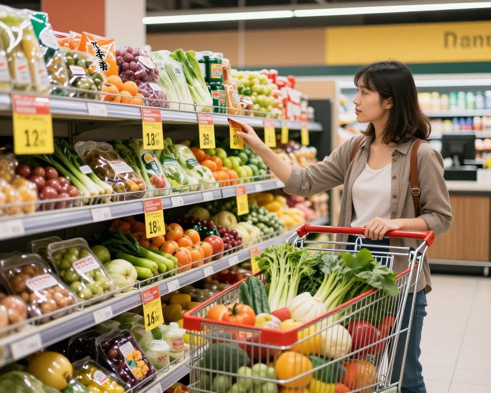 compras e preços no supermercado