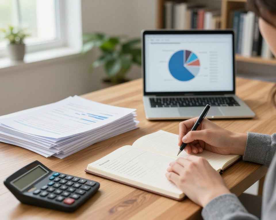 organização de dívidas e saldo financeiro
